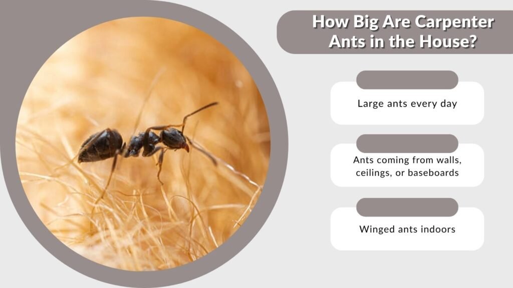How Big Are Carpenter Ants in the House?