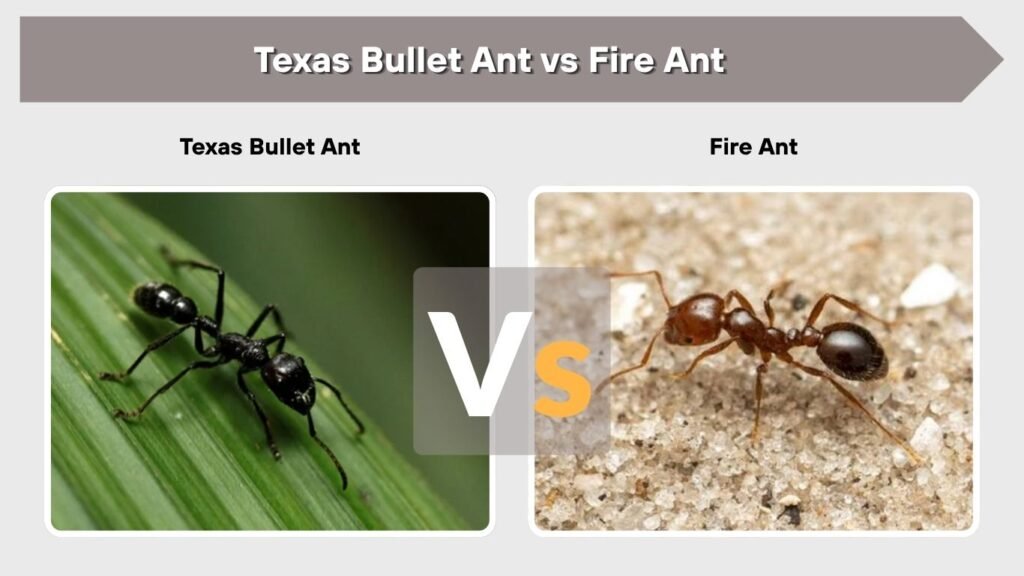 Texas Bullet Ant vs Fire Ant