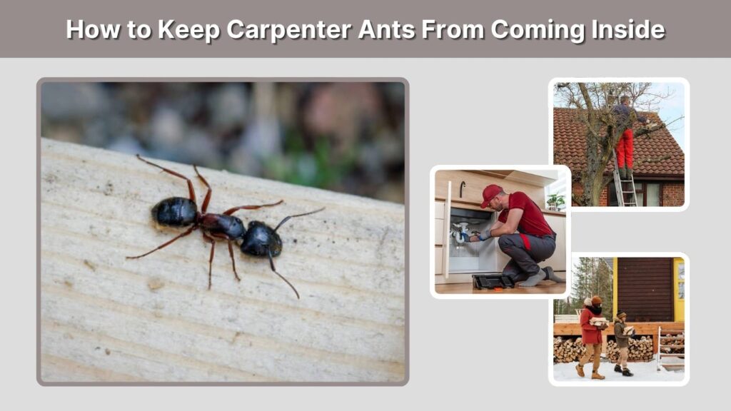 How to Keep Carpenter Ants From Coming Inside