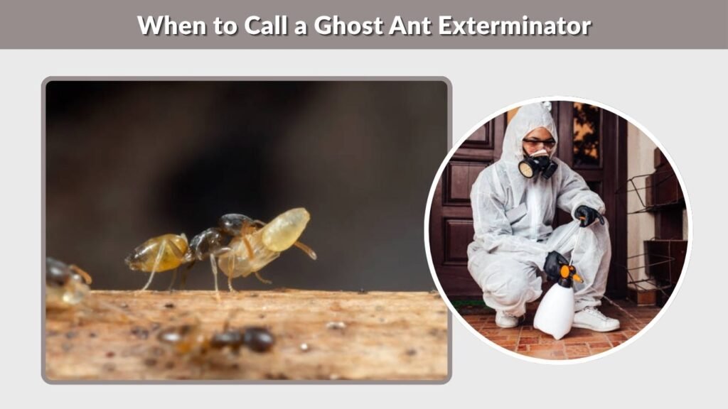 When to Call a Ghost Ant Exterminator