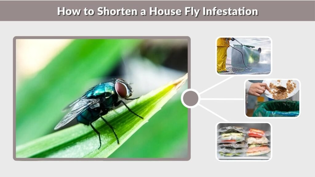 How to Shorten a House Fly Infestation