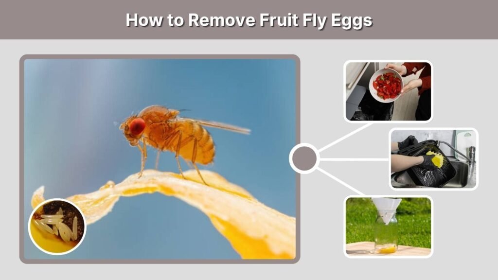 How to Remove Fruit Fly Eggs