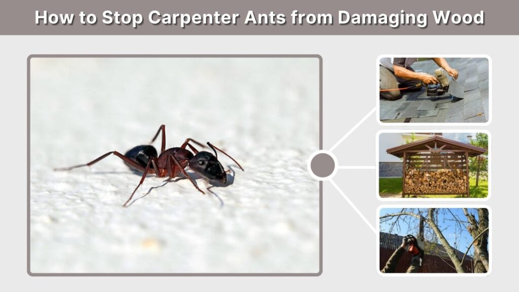 How to Stop Carpenter Ants from Damaging Wood