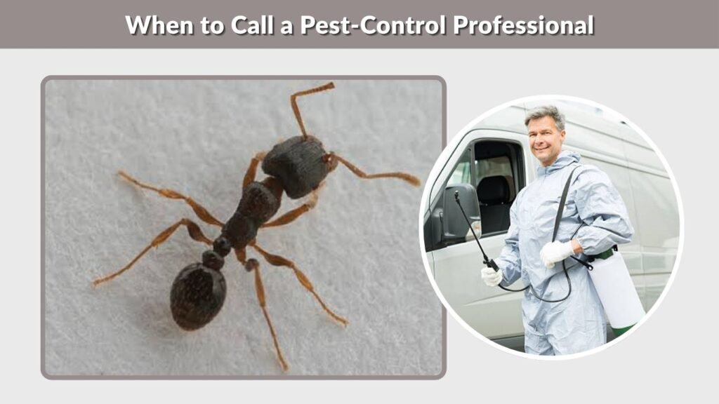 When to Call a Pest-Control Professional