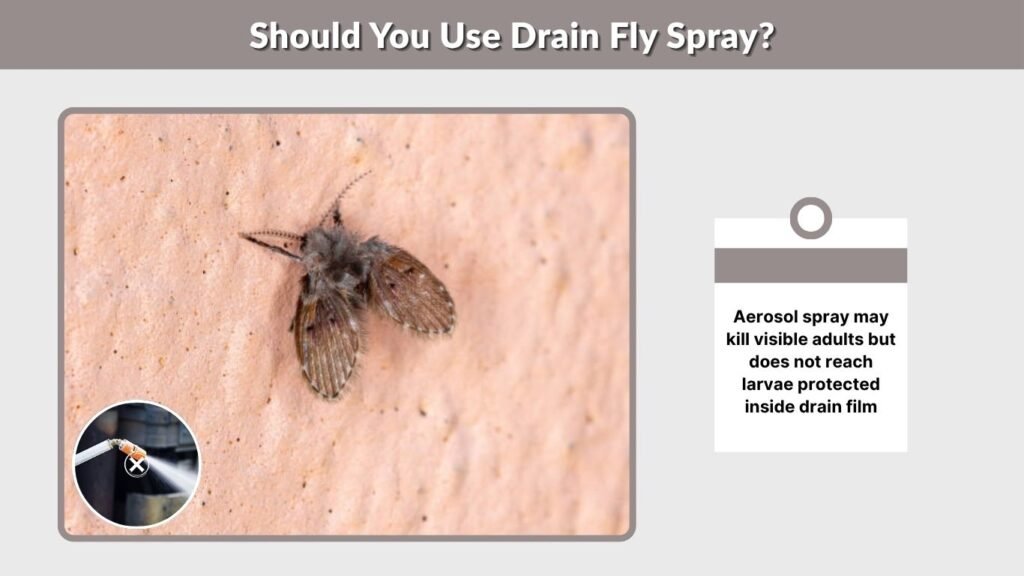 Should You Use Drain Fly Spray?