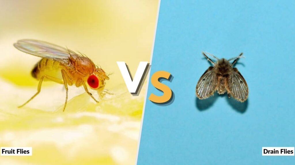 Fruit Flies vs. Drain Flies