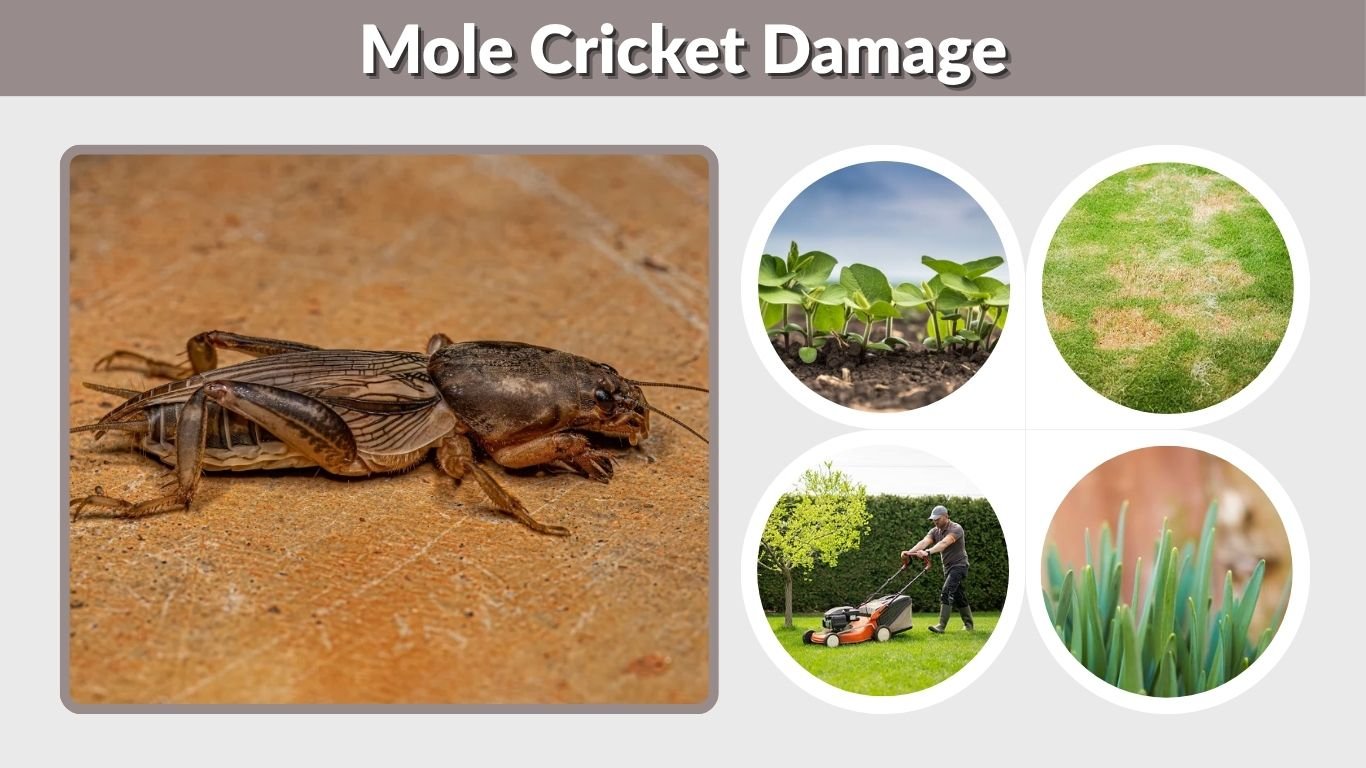 Mole Cricket Damage: Signs, Lawn Problems and Repair