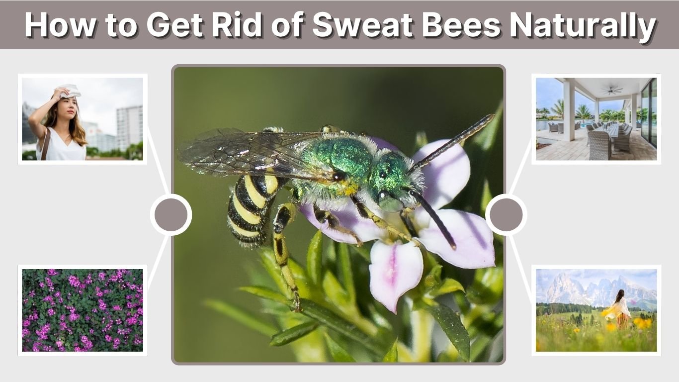 How to Get Rid of Sweat Bees Naturally, Fast & Safely
