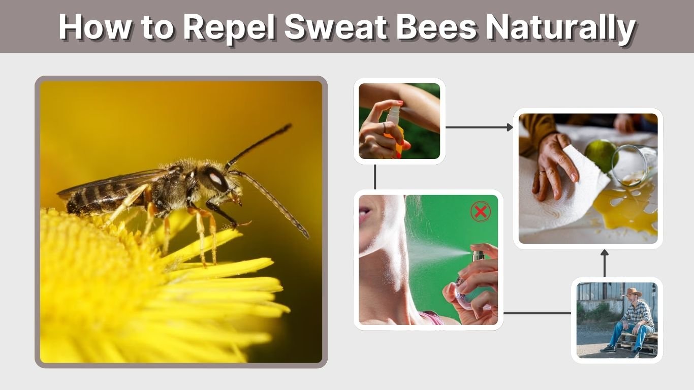 How to Repel Sweat Bees Naturally and Keep Them Away