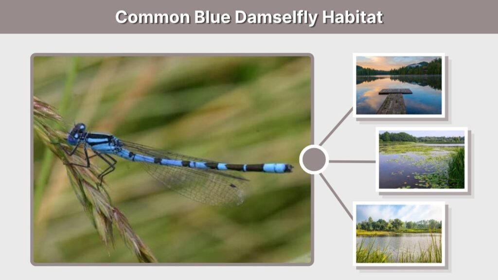 Common Blue Damselfly Habitat