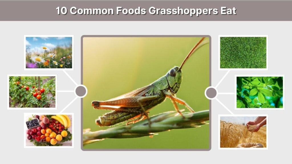 10 Common Foods Grasshoppers Eat