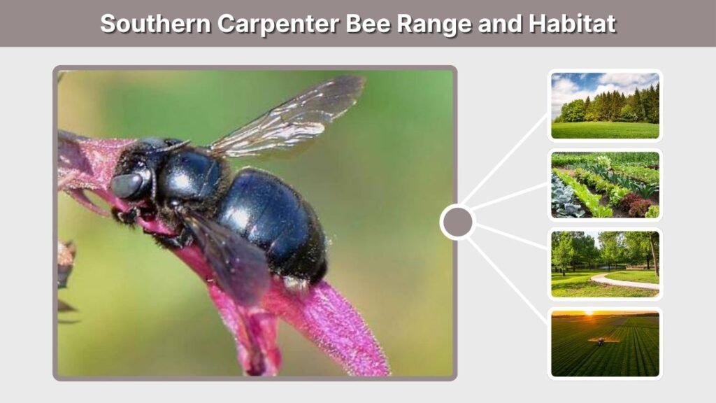 Southern Carpenter Bee Range and Habitat