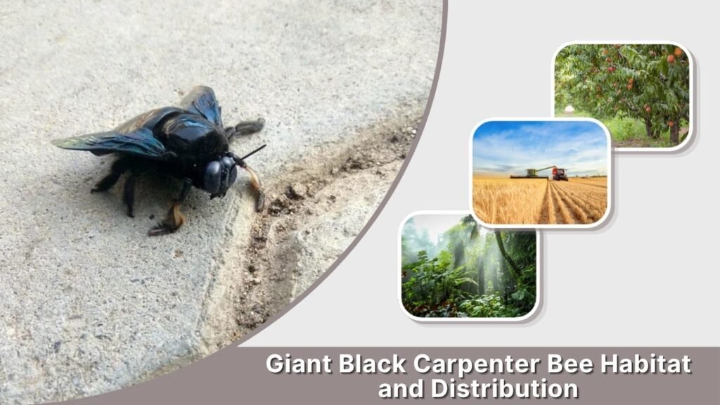 Giant Black Carpenter Bee Habitat and Distribution