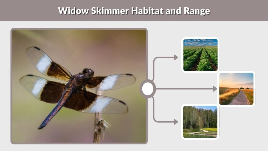Widow Skimmer Habitat and Range