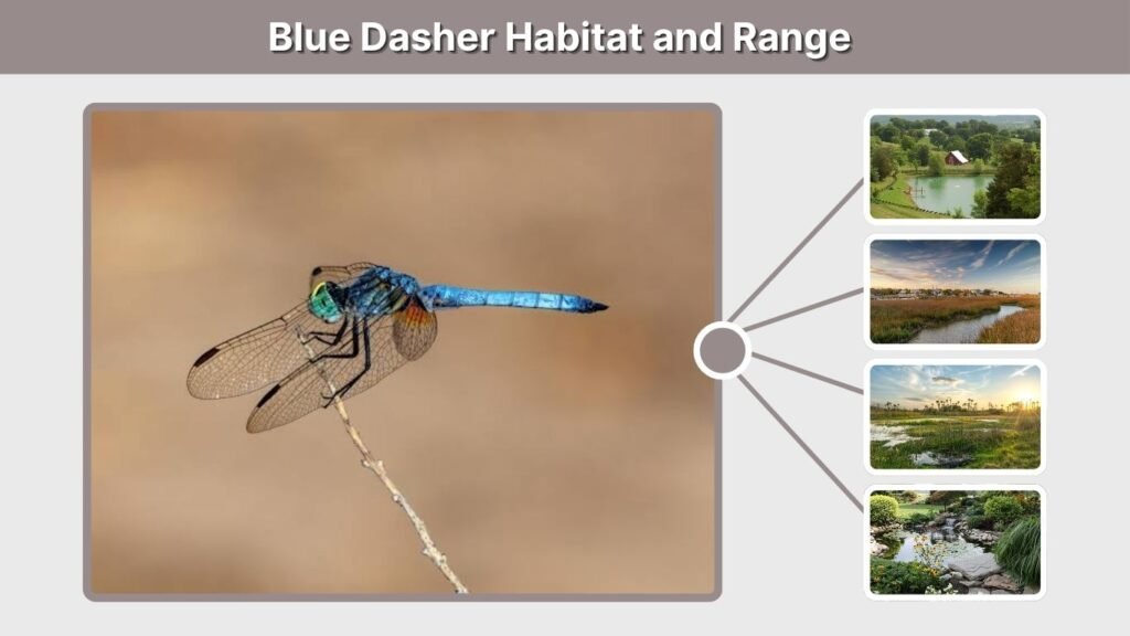 Blue Dasher Habitat and Range
