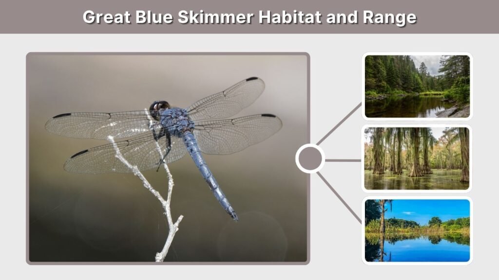 Great Blue Skimmer Habitat and Range