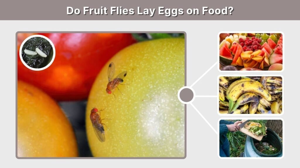 Do Fruit Flies Lay Eggs on Food?
