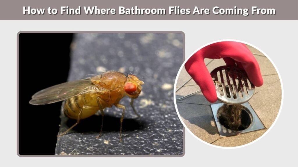 How to Find Where Bathroom Flies Are Coming From
