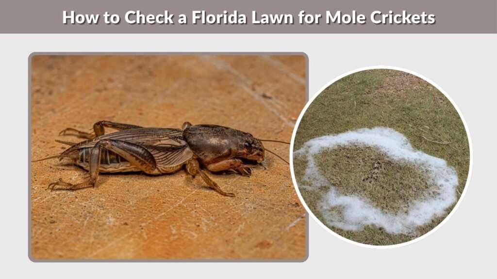 How to Check a Florida Lawn for Mole Crickets