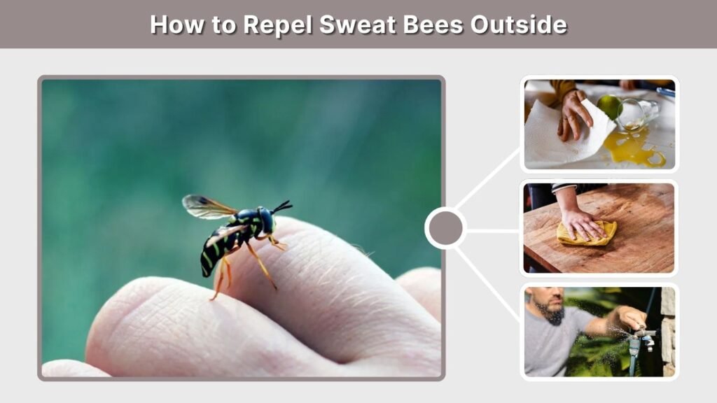 How to Repel Sweat Bees Outside