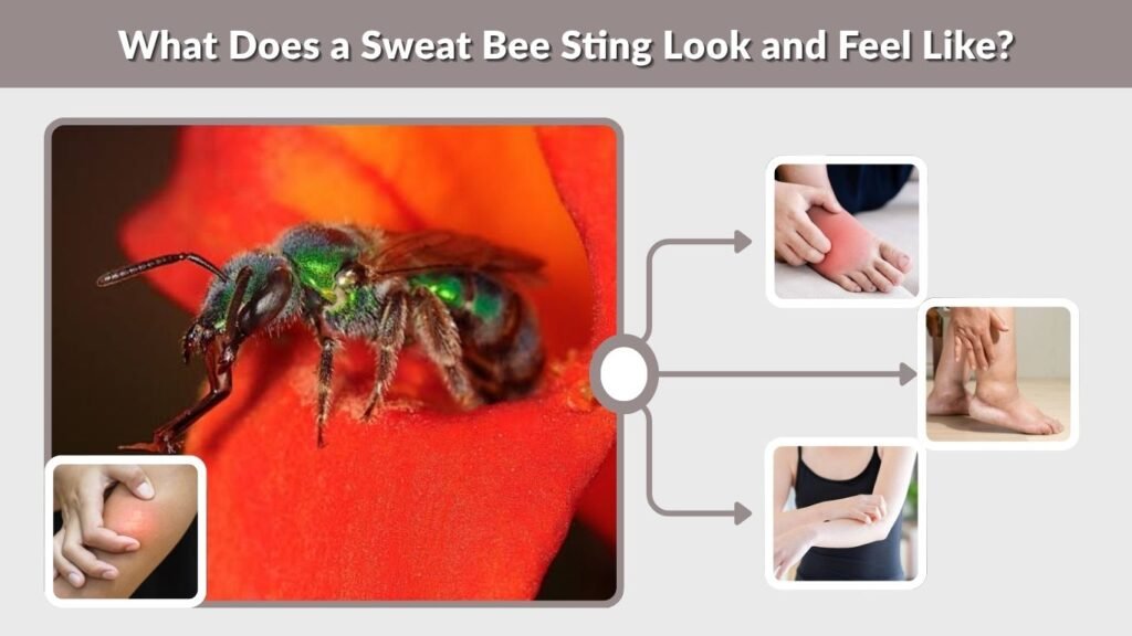 What Does a Sweat Bee Sting Look and Feel Like?