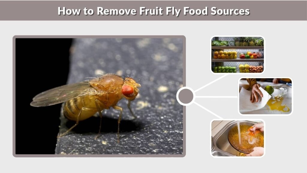 How to Remove Fruit Fly Food Sources