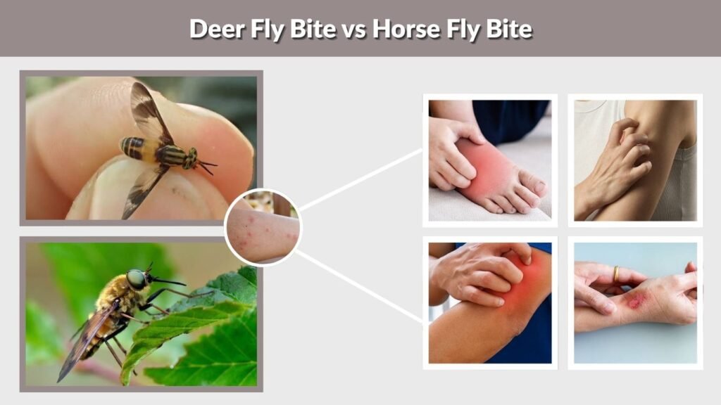 Deer Fly Bite vs Horse Fly Bite