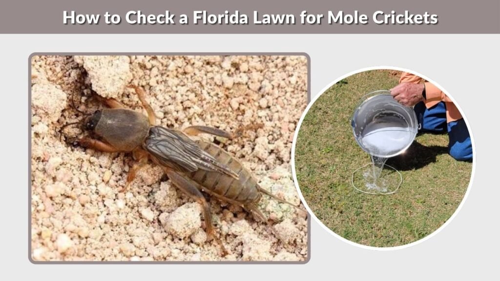 How to Check a Florida Lawn for Mole Crickets