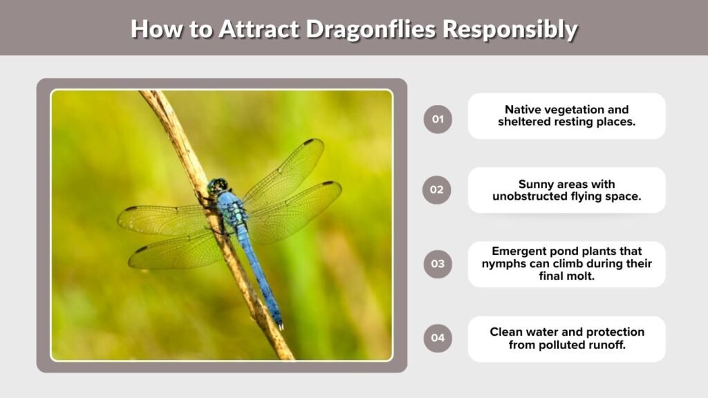 How to Attract Dragonflies Responsibly