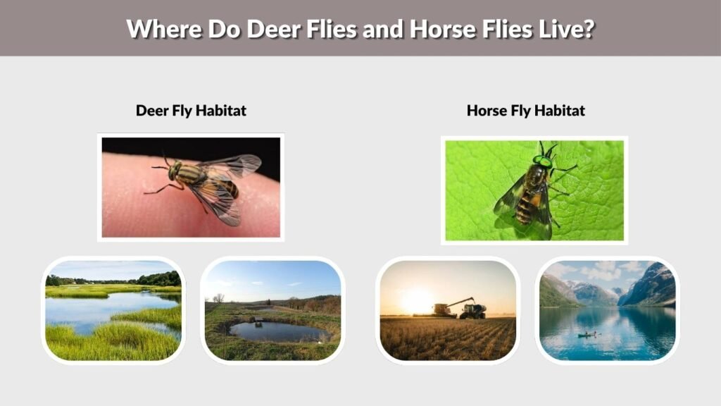 Where Do Deer Flies and Horse Flies Live?
