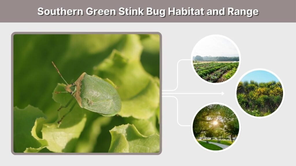 Southern Green Stink Bug Habitat and Range