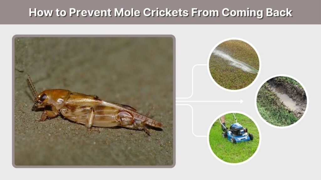 How to Prevent Mole Crickets From Coming Back