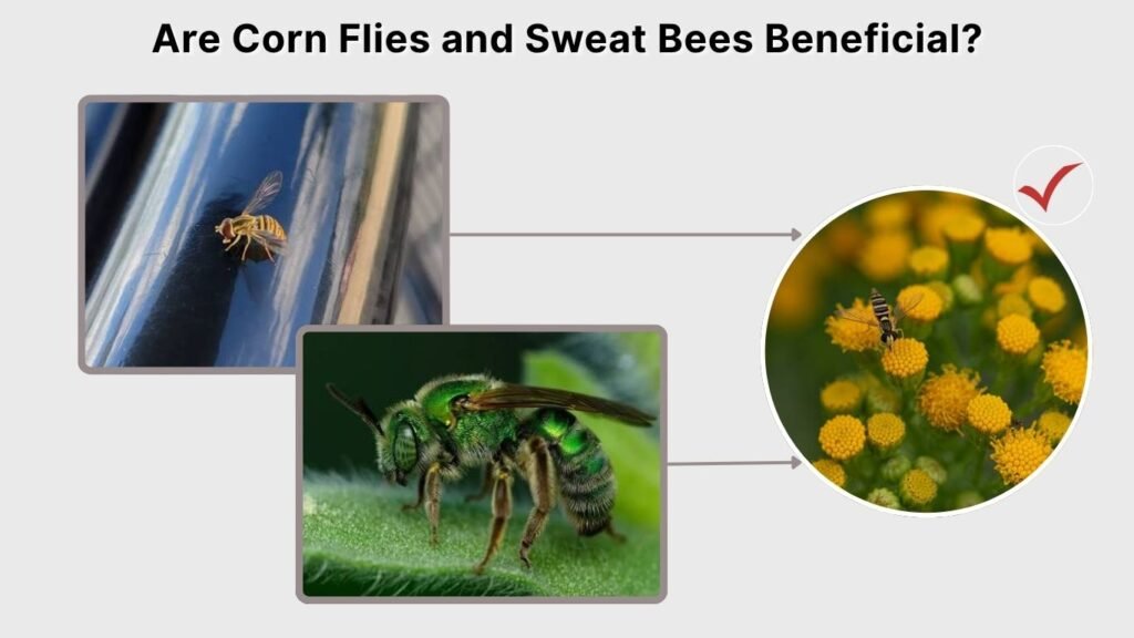 Are Corn Flies and Sweat Bees Beneficial?