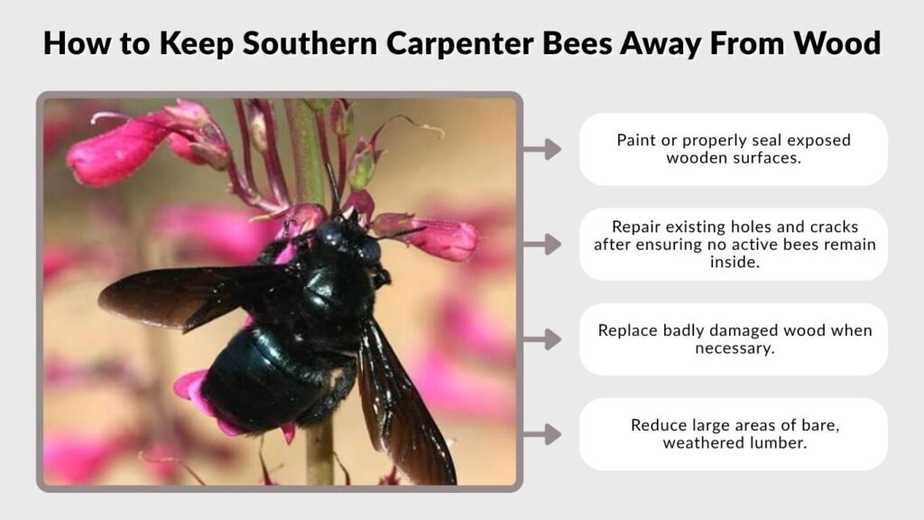 How to Keep Southern Carpenter Bees Away From Wood