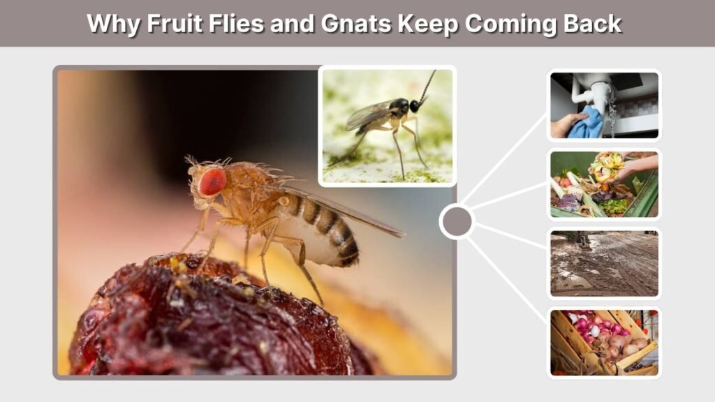 Why Fruit Flies and Gnats Keep Coming Back