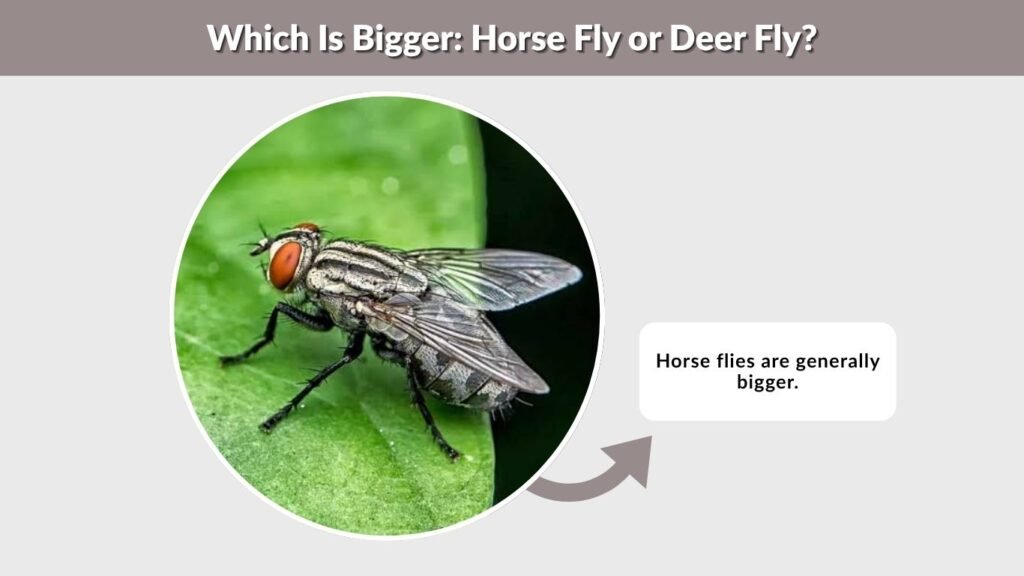 Which Is Bigger: Horse Fly or Deer Fly?