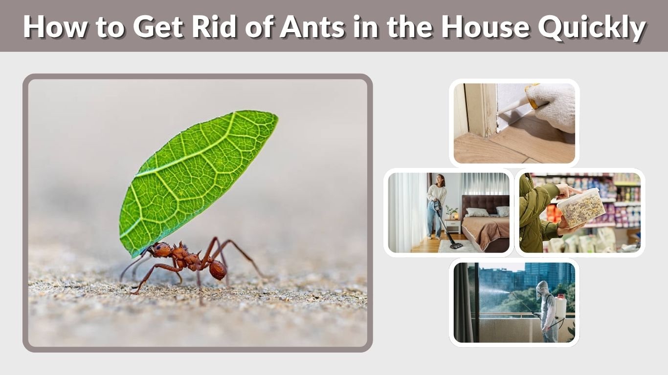 How to Get Rid of Ants in the House Quickly and Safely