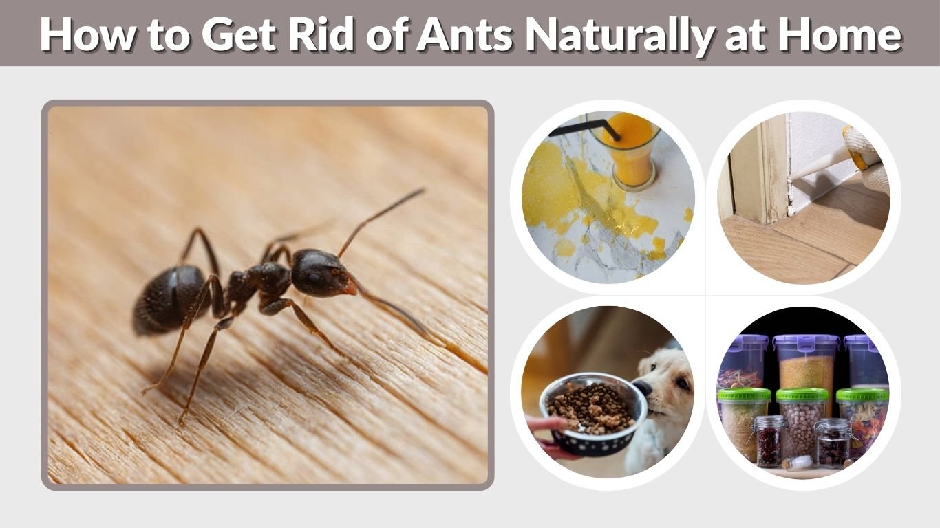 How to Get Rid of Ants Naturally at Home and Outside