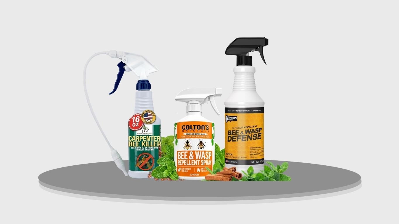 6 Best Bee Sprays for Carpenter Bees, Wasps and Hornets