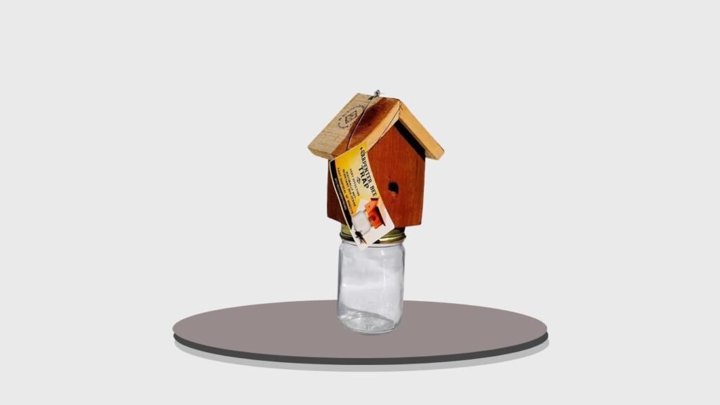 Amish-Made Rustic Cedar Carpenter Bee Trap
