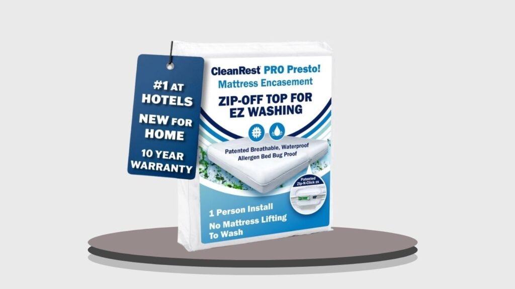 CleanRest Presto Zip-Off Mattress Encasement