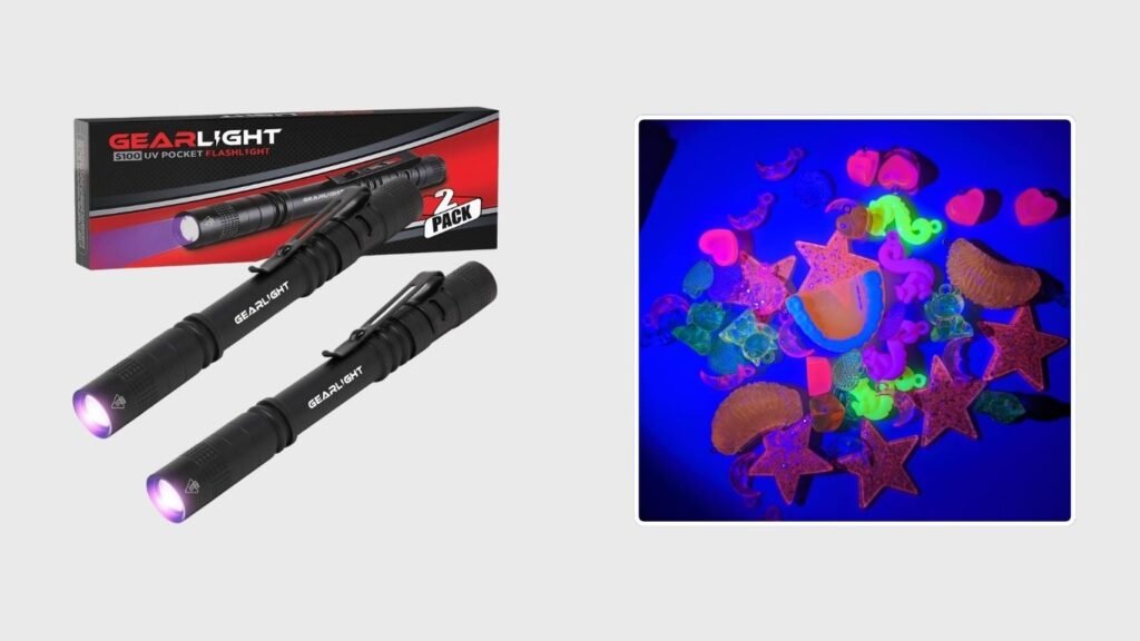 UV Black Light Inspection Flashlight