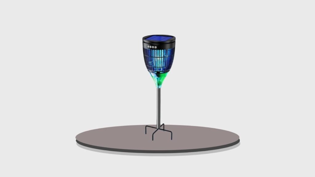 Solar Outdoor Mosquito Zapper with Projector Light