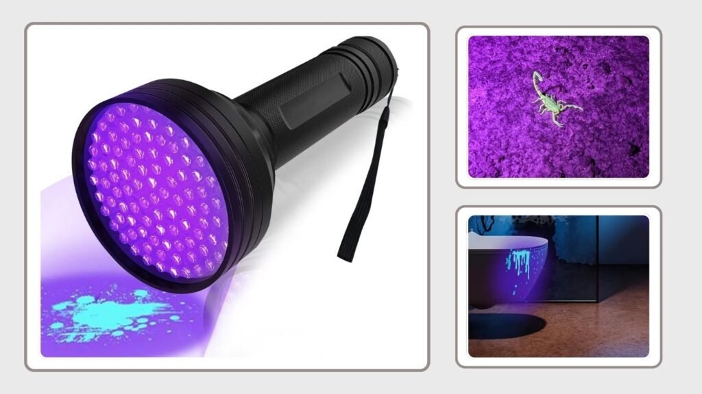 Collgene 100 LED 390 nm UV Inspection Flashlight