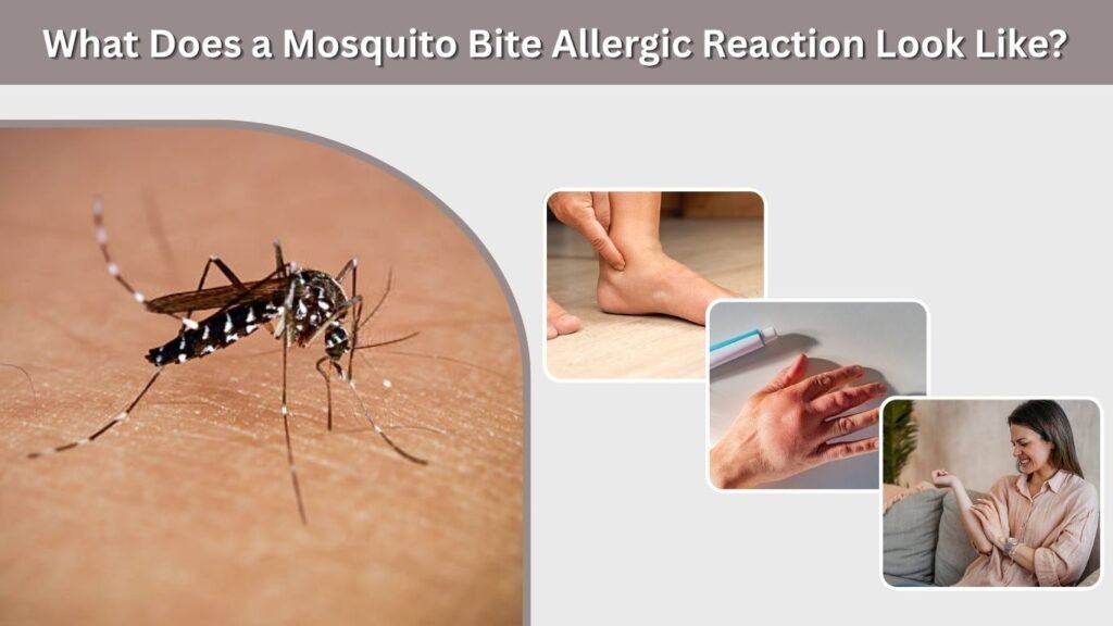 What Does a Mosquito Bite Allergic Reaction Look Like?
