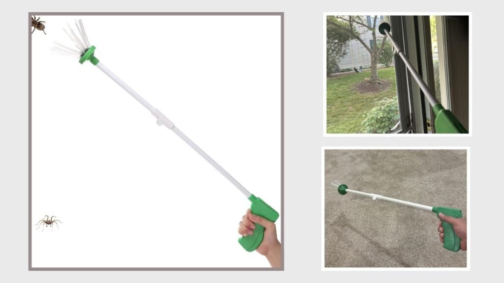 Long-Handled Foldable Spider Catcher Grabber