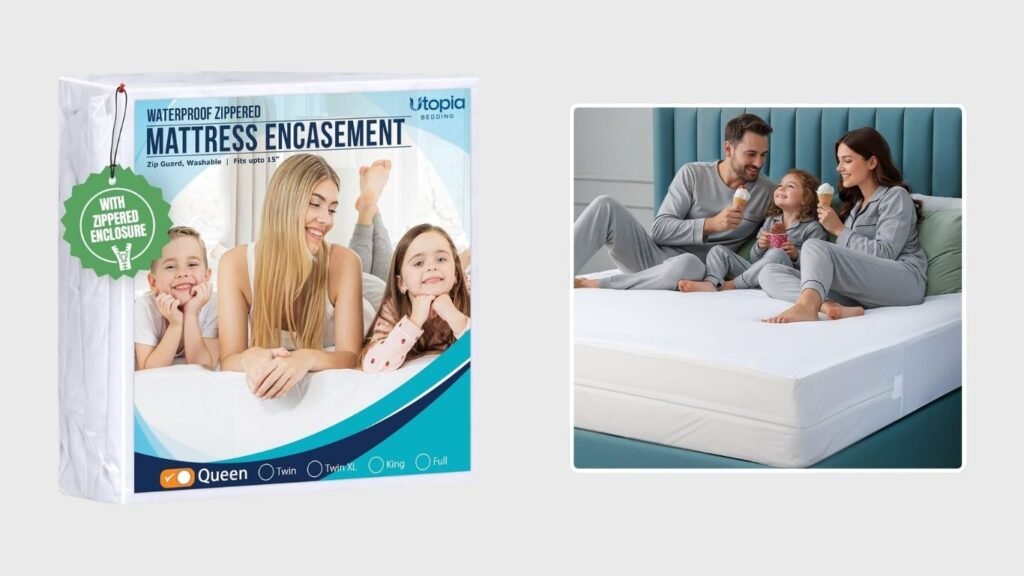 Utopia Bedding Zippered Mattress Encasement