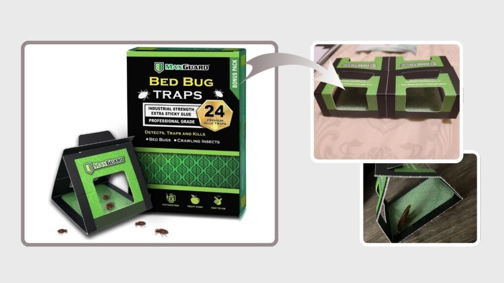 MaxGuard Bed Bug Detection Traps – 24 Pack