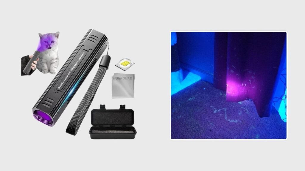 UV 365nm Rechargeable Inspection Flashlight