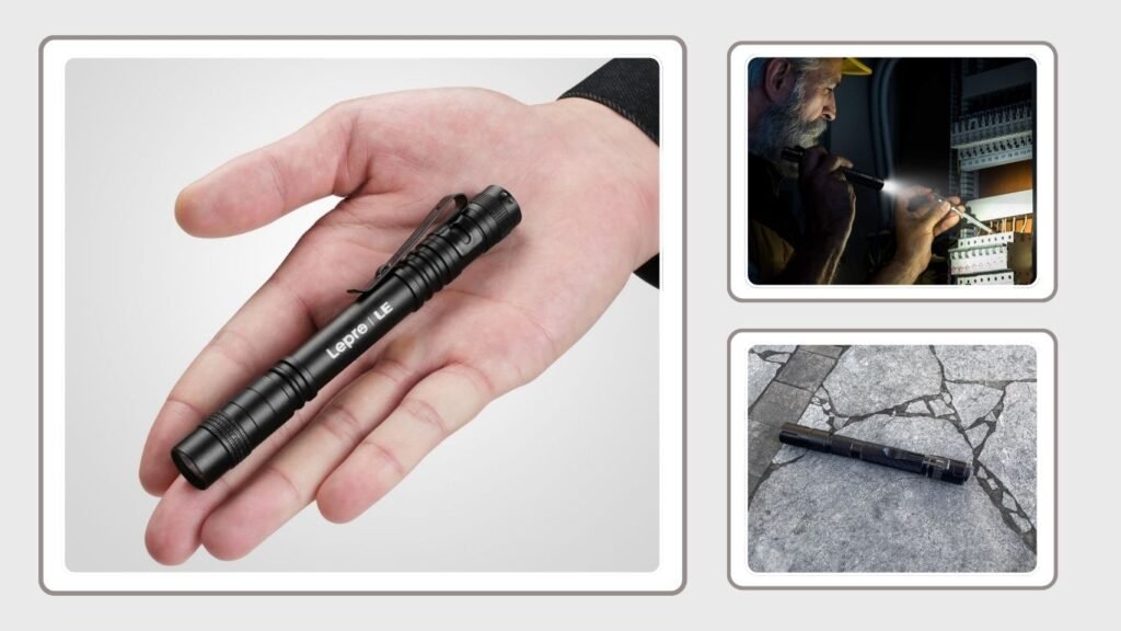 Lepro LED Penlight Flashlight for Pest Inspection